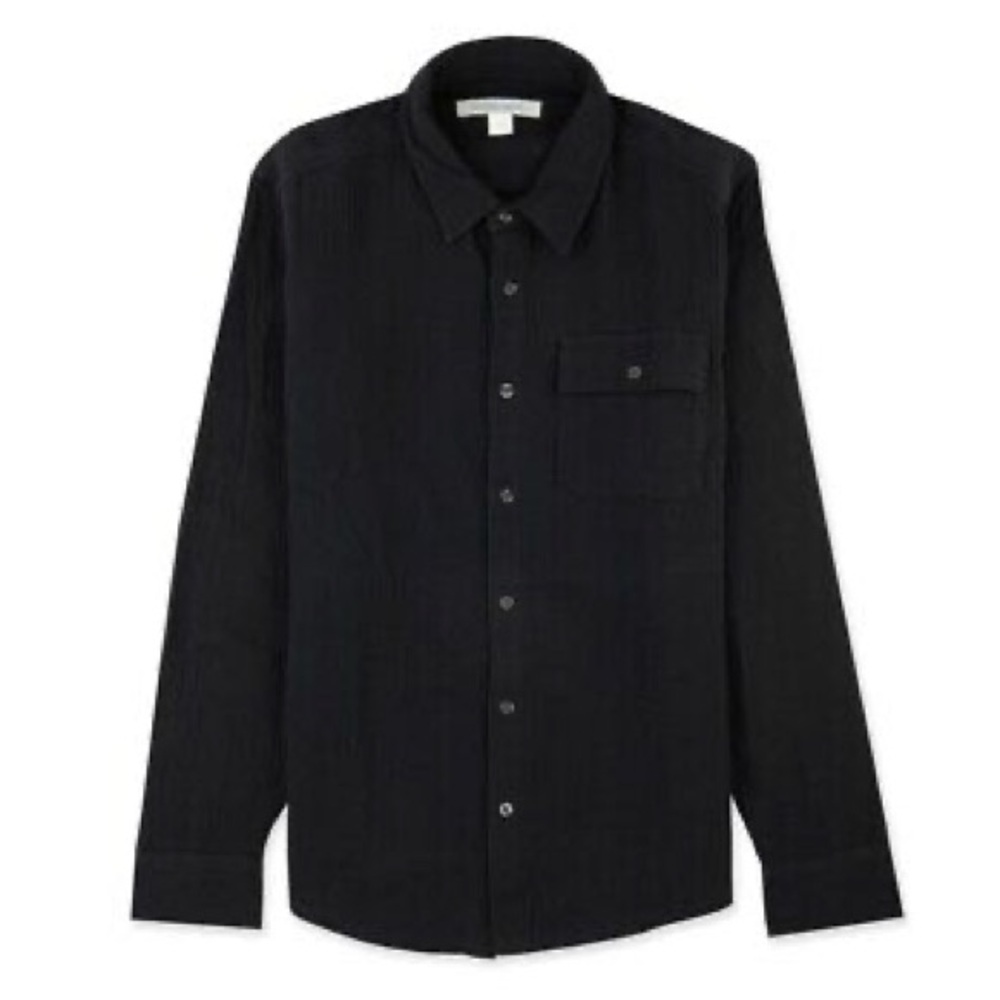 Outerknown OCOTILLO LONG SLEEVE SHIRT - XL/Black